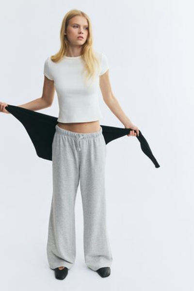 Брюки-джоггеры с прямыми штанинами - H&M