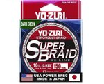 Плетеный шнур для рыбалки Yo-Zuri PE Super Braid 150yd, 135 м, Dark Green, 20Lbs (0.23мм)
