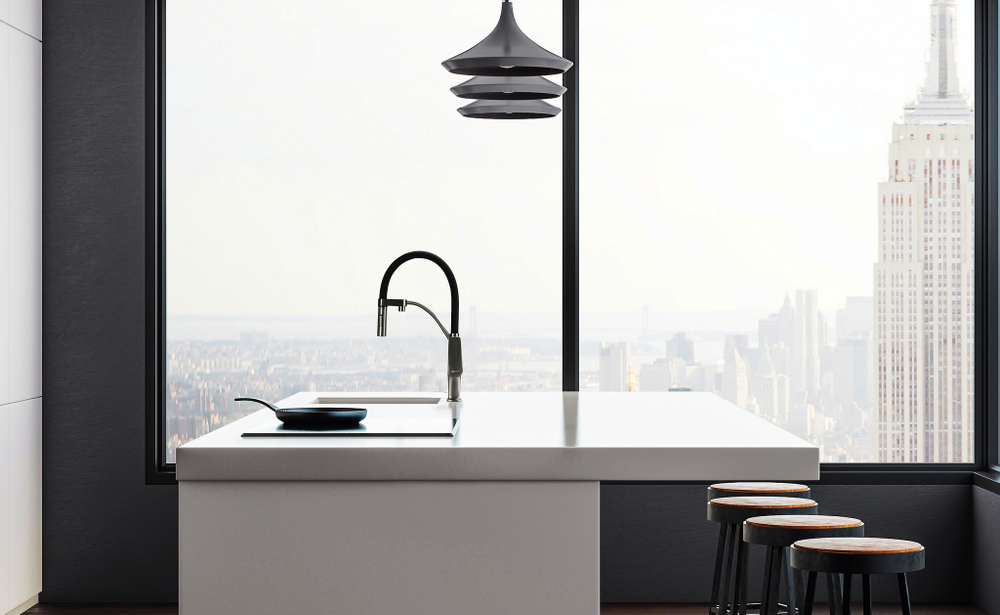 Смеситель для кухни с подключением к фильтру Lemark Bronx - LM3761GM
