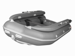 Лодка ПВХ X-River Rocky 415 НДВД + усиленное дно и баллон + фальшборт, красно-черный/фурнитура черна