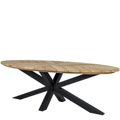 Стол Palmdale 240х110 см, тик, алюминий