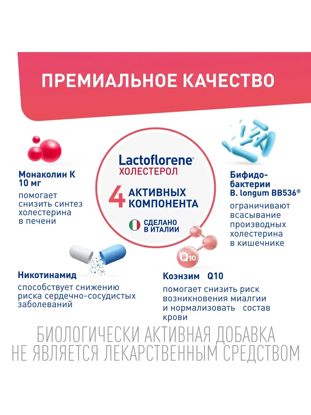 Холестерол – итальянский пробиотический комплекс