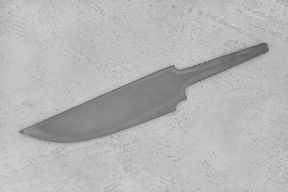 Заготовка для ножа, сталь Elmax 3,9мм. Модель "Корсар-I" с клинком 150мм, ТО 61-62HRC