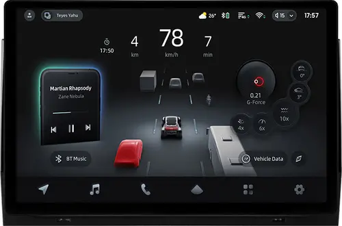 Магнитола для Skoda Kodiaq, Karoq (рамка 9) - Teyes CC4-PRO монитор 13" 2K QLED на Android 13, Быстрейшая, Snapdragon 778G, ИИ, CarPlay, DSP, 4G SIM-слот