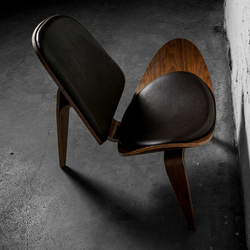 Стул Roomers Furniture Шелл bls-01/a535walnut
