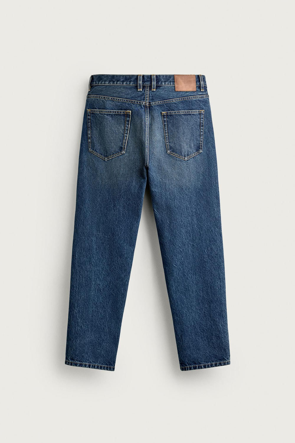 ZARA ДЖИНСЫ RELAXED FIT, СИНИЙ
