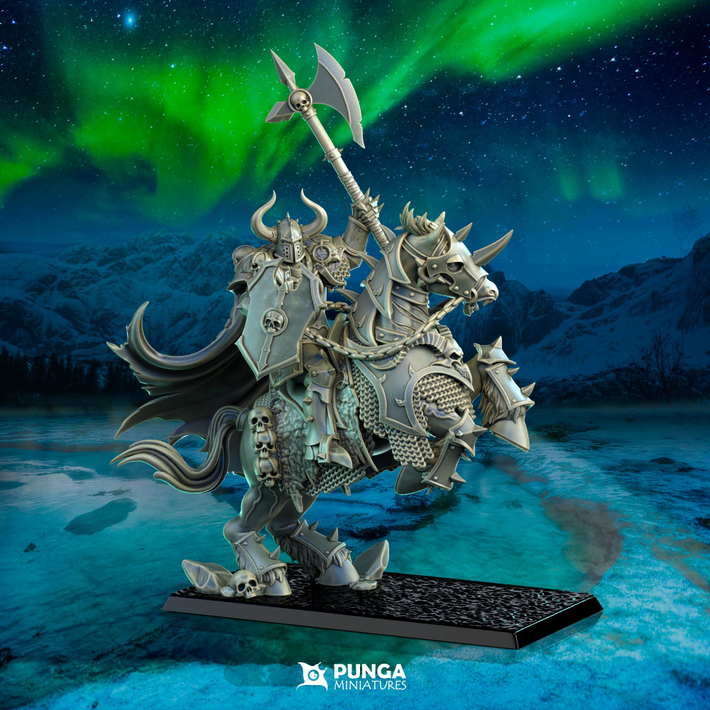 Chaos Norska Barbarians/Kharic Mounted Champion