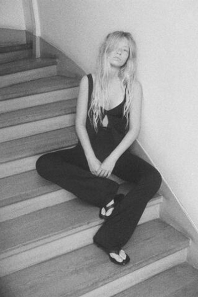 РАСКЛЕШЕННЫЕ БРЮКИ ИЗ ПОЛИАМИДА С КРУЖЕВОМ — ZARA