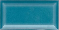 Плитка настенная Metro Blue glossy 150x75х9 мм