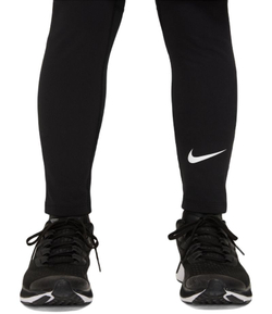 Штаны для мальчика теннисные Nike Pro Dri-Fit Tights - черный