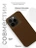 Чехол накладка iPhone 16 Pro Max 6.9" Gurdini Aurora Case with Magsafe Brown