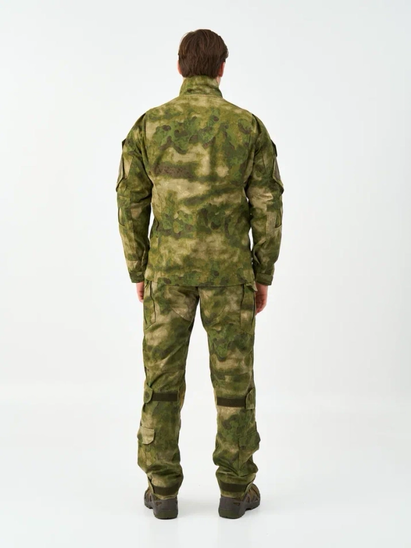 Куртка тактическая GEN 3 COMBAT ATACS FG (ГЕН 3 КОМБАТ АТАКС ФГ), рипстоп нейлон + хлопок (50%*50% NYCO) ИКР, цвет ATACS FG (МОХ), мужская, MIMICRYA