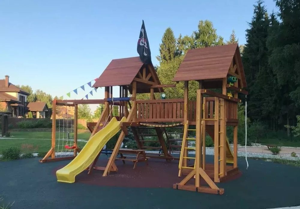 Деревянный игровой комплекс Савушка Lux - 9