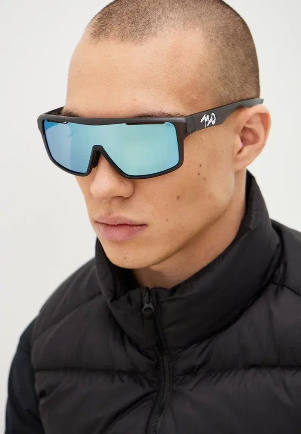Спортивные очки 720armour Alpha / Matte Crystal Grey / Smoke Full Blue White Lens