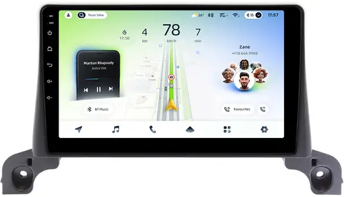 Магнитола для Peugeot 3008, 5008 2016-2022, 4008 2020+ - Teyes CC4L-DTS монитор 9" IPS, Android 14, Быстрая, Snapdragon 662, CarPlay, 4G SIM-слот