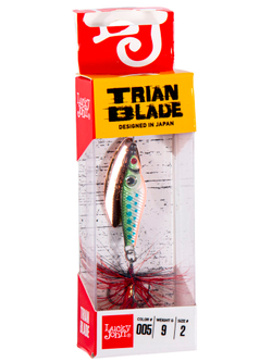 Блесна вращающаяся Lucky John TRIAN BLADE LONG 09.0г 005