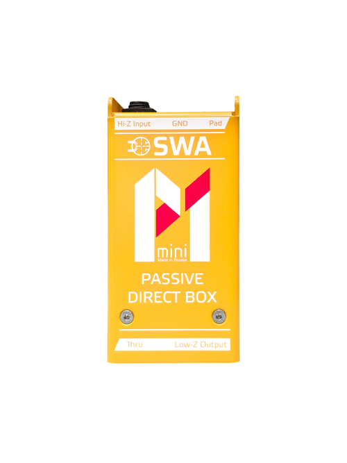 SWA P1mini Пассивный инструментальный DI-бокс с фирменным никелевым трансформатором SWA