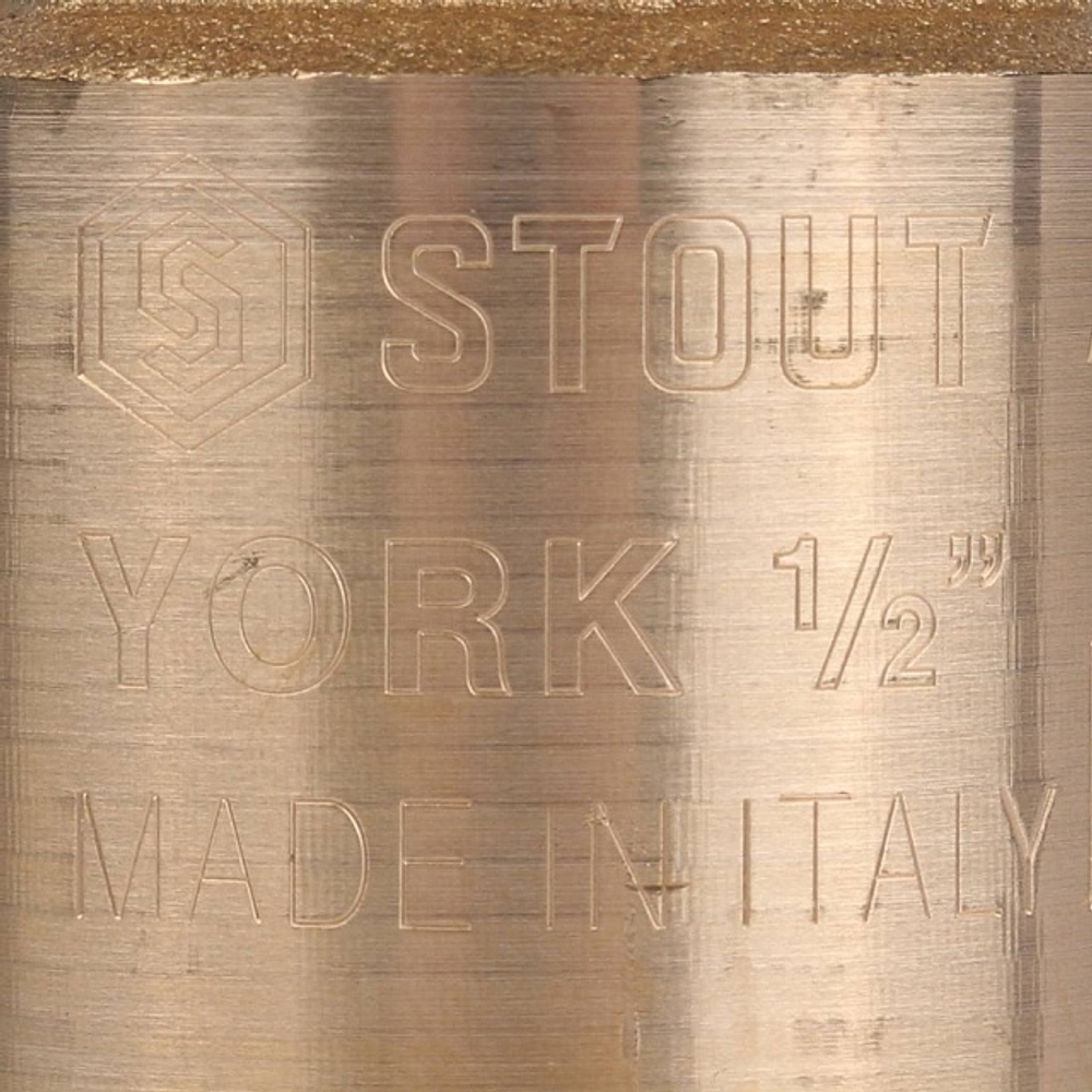 Клапан обратный STOUT - 1/2" (ВР/ВР, PN12, Tmax 100°C, затвор пластиковый)