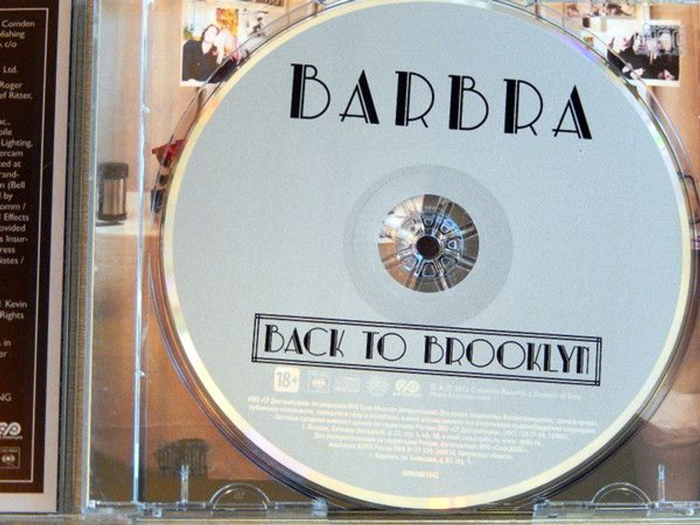 Barbra Streisand — Back To Brooklyn (CD)
