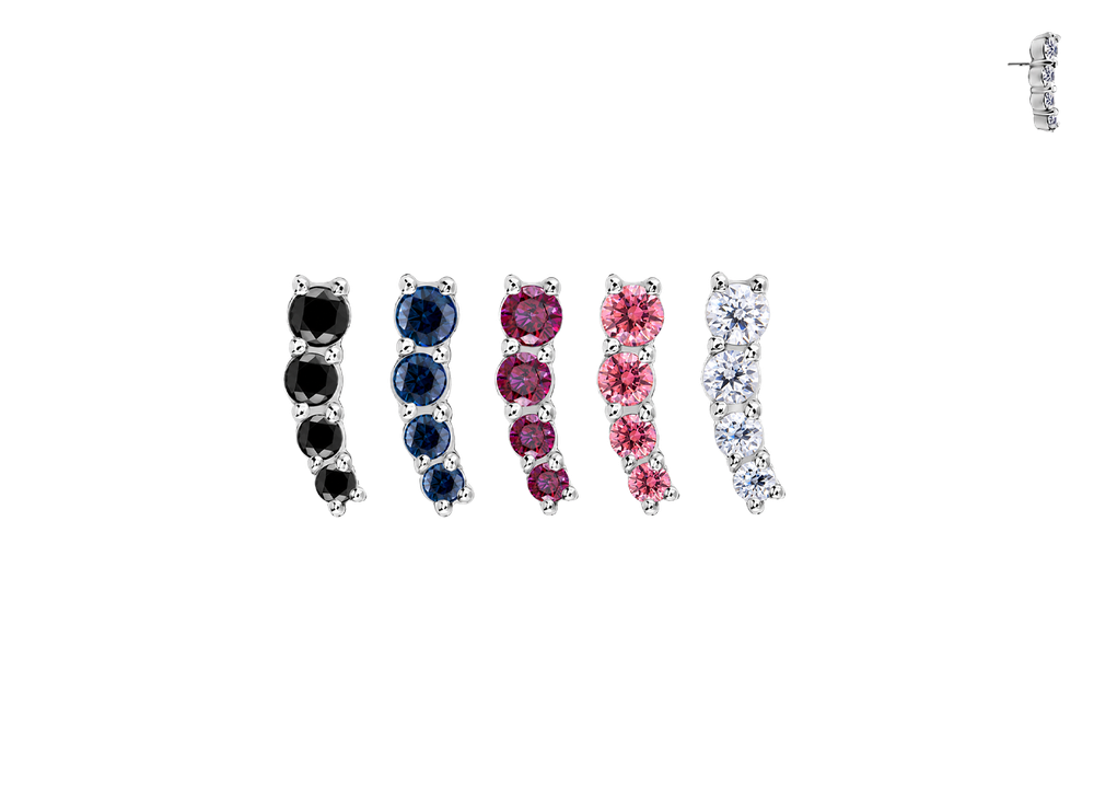 Безрезьбовой кластер с кристаллами Premium Zirconia (правый)