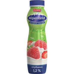 Напиток йогуртный Alpenland Персик-маракуйя 1,2% 290 гр