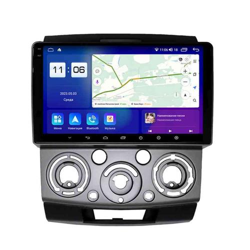 Магнитола для Ford Ranger 2, Mazda BT-50 2007-2011 - Parafar PF090LUX1RN2K на Android 13, Быстрая, QLED+2K, CarPlay, 4G SIM-слот