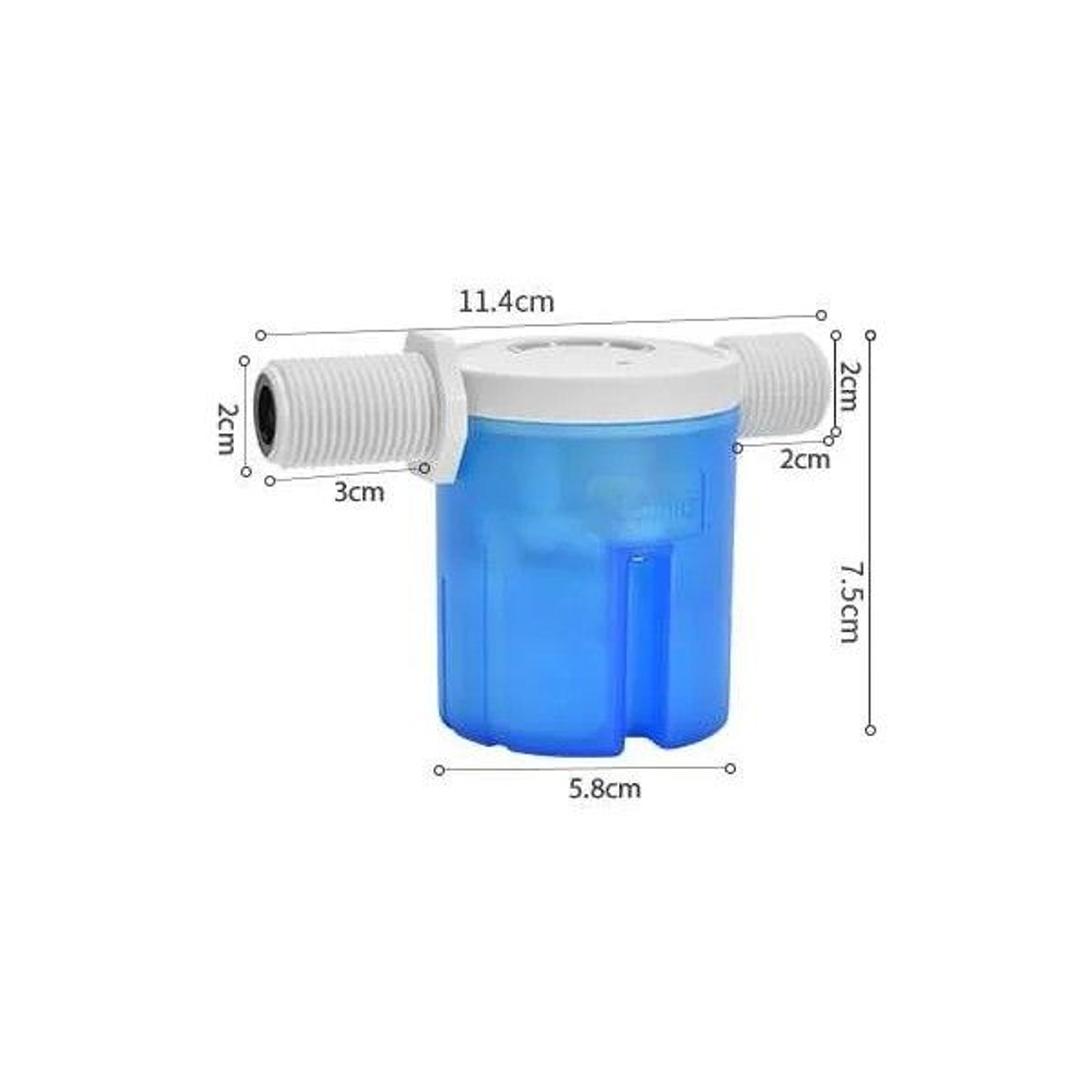 Поплавковый клапан горизонтальный 1/2" ProfSan