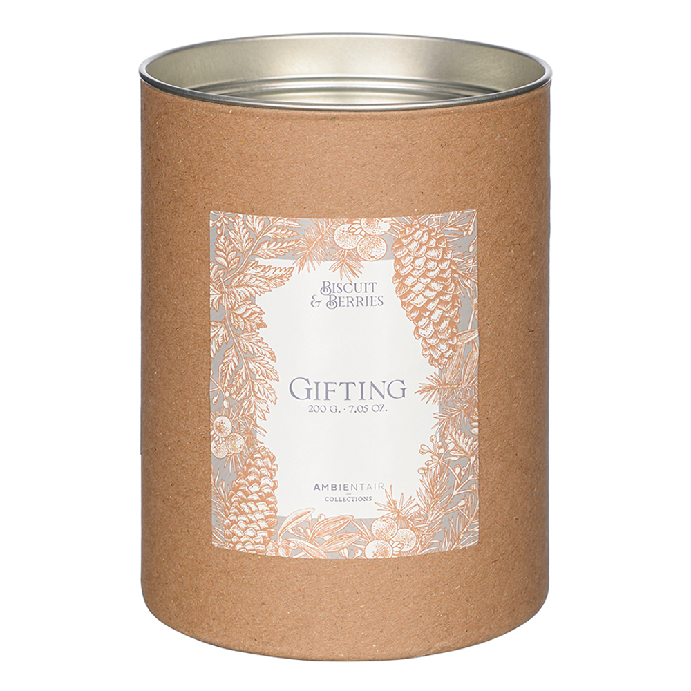 Свеча ароматическая gifting, Печенье и ягоды (новая), 40 ч