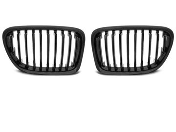 Решетка (ноздри) радиатора GLOSSY BLACK для BMW X1 E84
