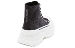 Alexander McQueen Tread Slick Boot "Galaxy Black" Women"s
