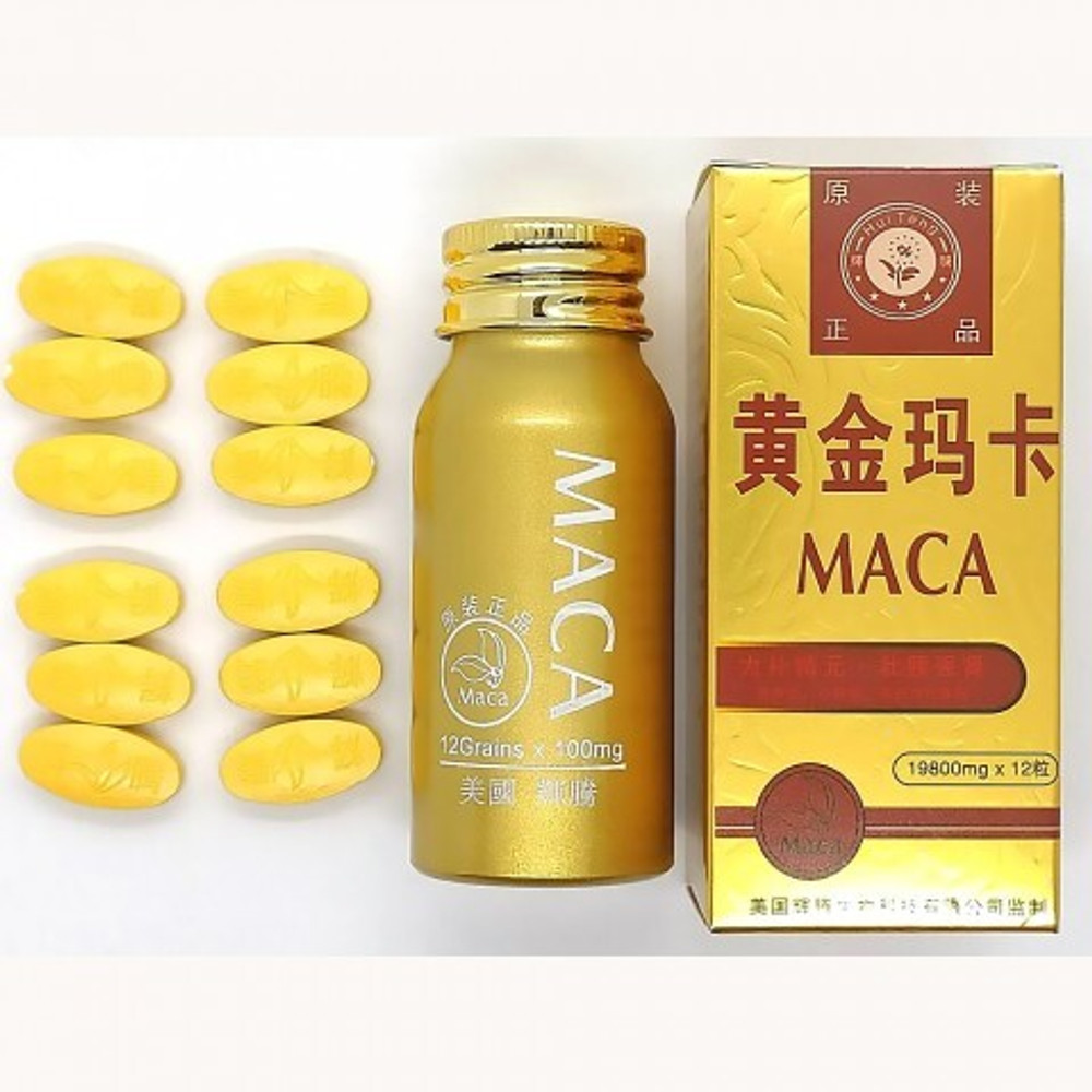 Возбуждающее средство для мужской потенции Мака (Maca) 12 табл.