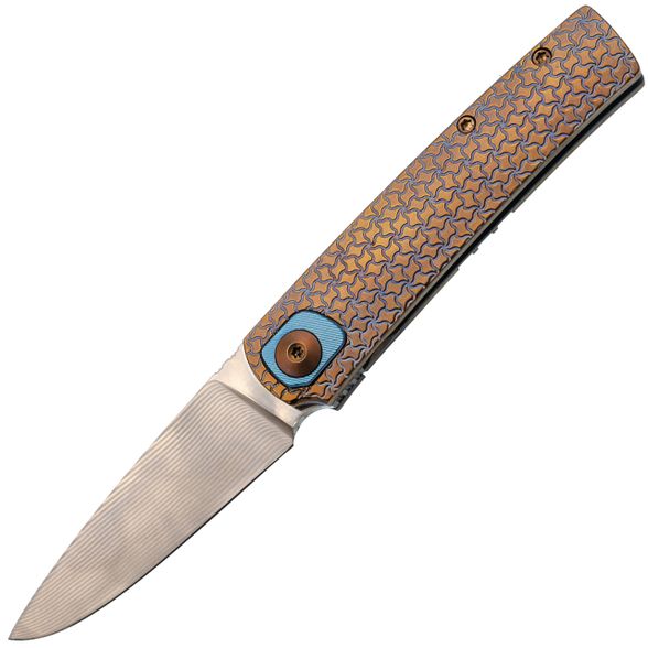 Цена наСкладной нож Assassin knives Gentlemen, сталь Damascus, рукоять титан