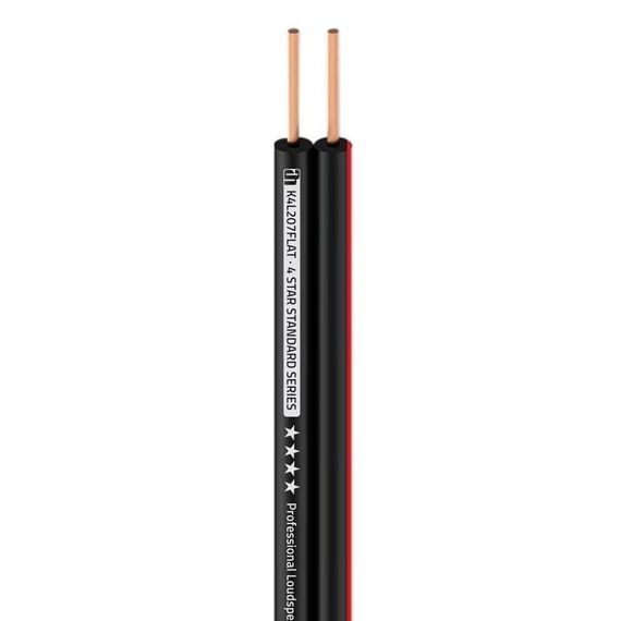 Adam Hall K4L207FLAT - кабель спикерный, 2 x 0.75 мм2, плоский