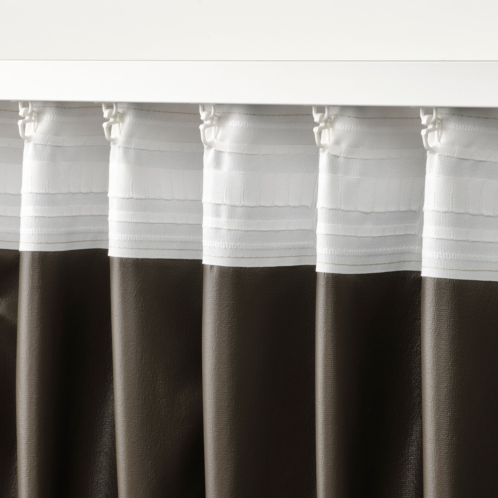Комплект штор IKEA ROSENMANDEL (РОЗЕНМАНДЕЛ), Бежевый, 135x250 см, 2 шт