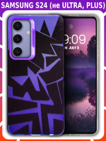 Дизайнерский чехол из пластика для SAMSUNG GALAXY S24 (не ULTRA / PLUS / FE!) с усиленной защитой камеры и глянцем