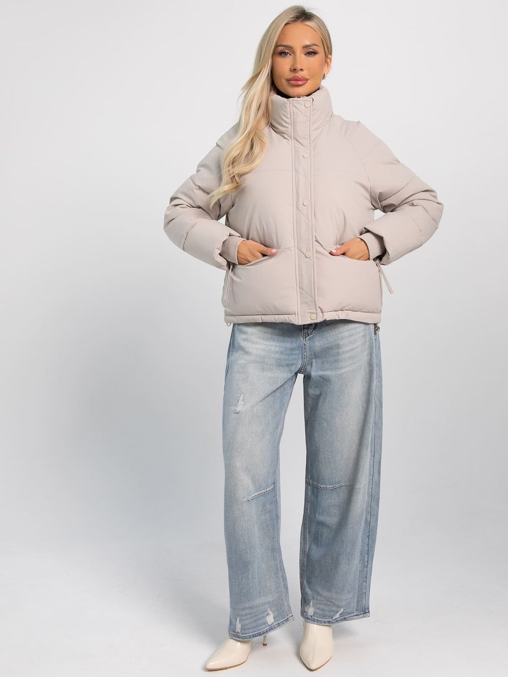 Куртка Ясинка (бежевая) Б16375-18М LT Collection
