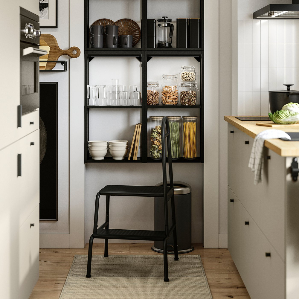 IKEA EKLATANT  (ИКЕА ЕКЛАТАНТ)  -  Банка с крышкой - стекло прозрачное/бамбук 1,8 л