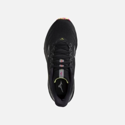 Кроссовки Mizuno Wave Rider 28 Black/Silver/Sunny Lime