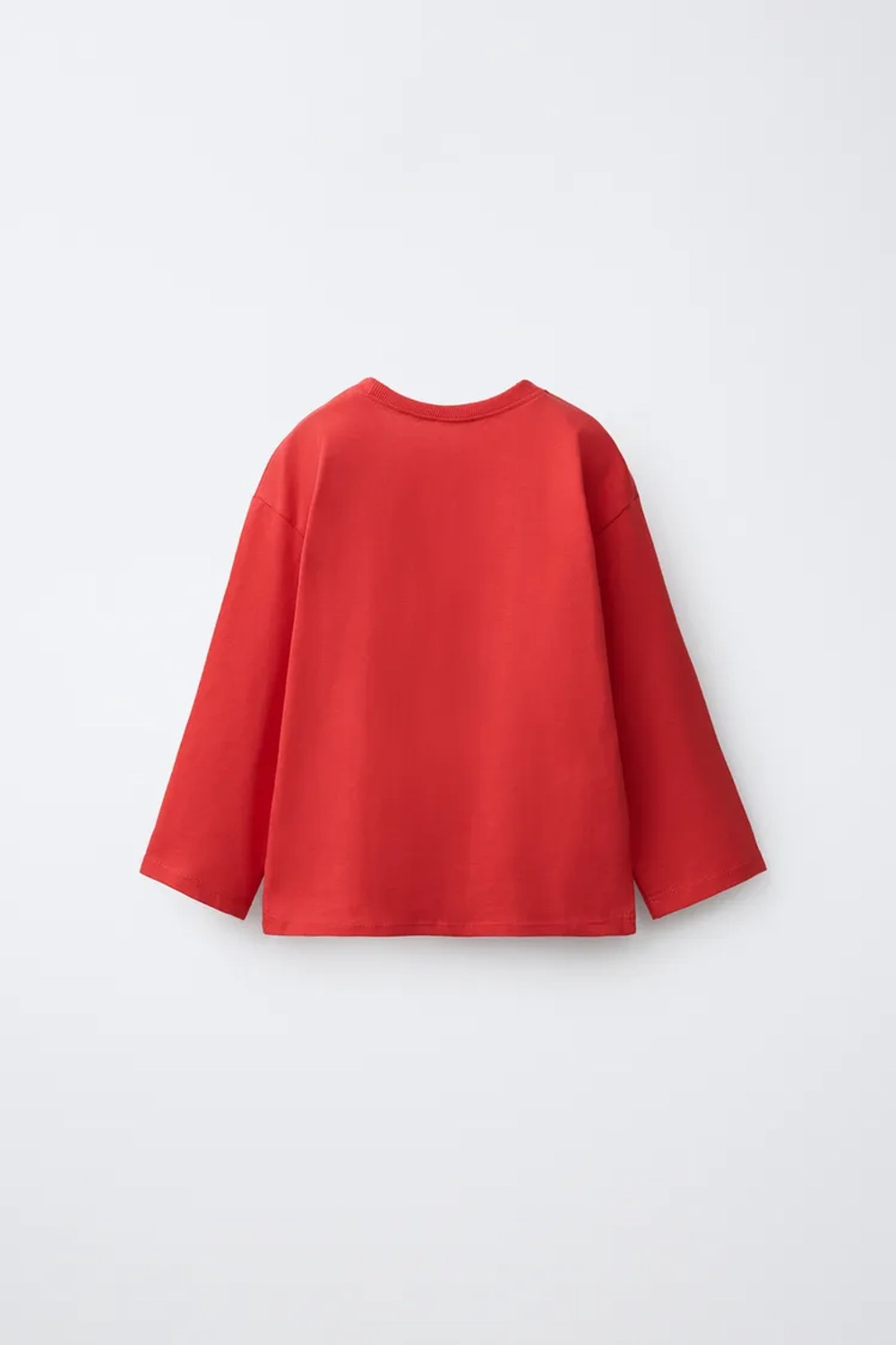 ZARA ФУТБОЛКА С ПРИНТОМ «СЕРДЦЕ», КРАСНЫЙ