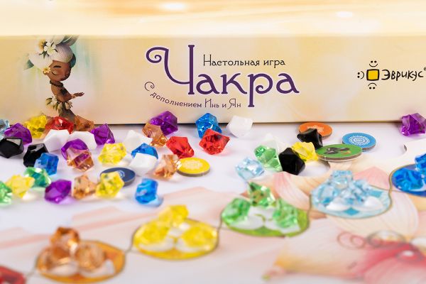 Игра настольная, Чакра с дополнением Инь и Ян, Эврикус BG-17058