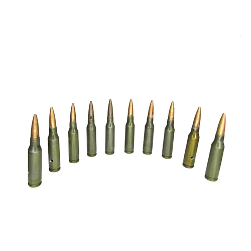 Учебный патрон 5,45х39 АК-74М (Металлическая пуля) (Комплект 10шт.)