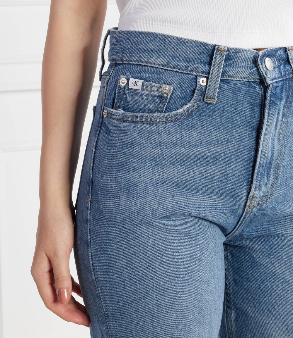 Джинсы AUTHENTIC SLIM STRAIGHT CALVIN KLEIN JEANS - голубой(J20J221221)