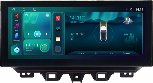 Магнитола для Hyundai Tucson 2018-2021 - Kuberg монитор 12.3" в стиле LEXUS на Android 13, Быстрая, CarPlay, 4G SIM-слот