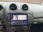 Магнитола для Mercedes-Benz GL (X164), ML (W164) 2005-2012 (рамка с крутилками и кнопками) - Kuberg QLed, Android 14, TS105, Быстрейшая, CarPlay, SIM-слот