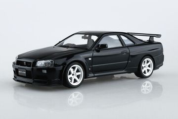 Сборная модель 1/24 Aoshima Nissan Skyline BNR34 GT-R V Spec II '02 Custom Wheel