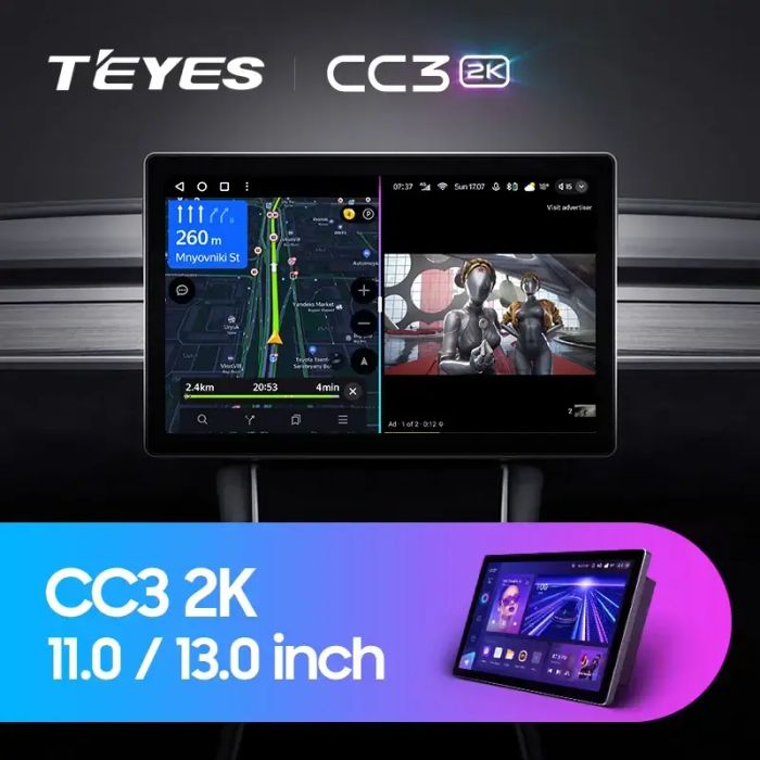 Магнитола для Mercedes-Benz S W220 1998-2005 (без штатного усилителя, рамка дерево) - Teyes CC3-2K-360 монитор 13" 2K QLED на Android 10, Быстрая, CarPlay, 4G SIM-слот, 4 камеры в комплекте