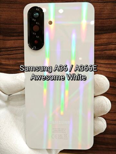 Задняя крышка ПРЕМИУМ для Samsung A36 A366E ( заднее стекло ) Цвет: Чёрный / Awesome Black