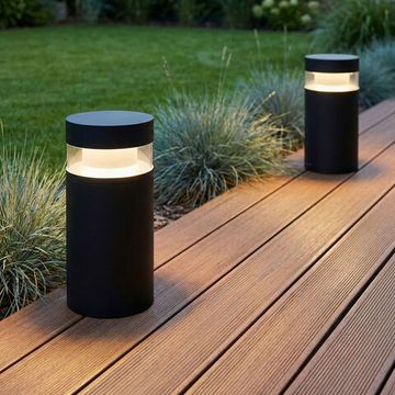 Ландшафтный светодиодный светильник LED 12W 3000К IP65 1531 TECHNO LED чёрный Elektrostandard