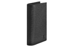 LOUIS VUITTON Leather Travel Passport Holder Unisex Black