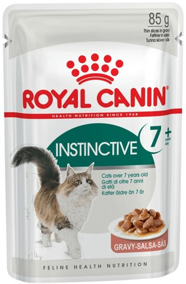 Royal Canin Instinctive 7+ в соусе пауч для кошек 85 г
